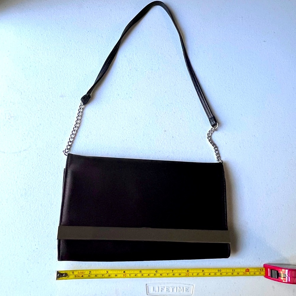 Black and Silver Date Night Clutch